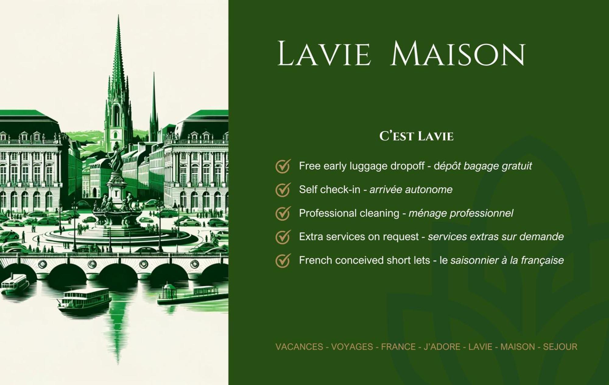 Lavie Maison Large Comfy Flat Bordeaux Zewnętrze zdjęcie